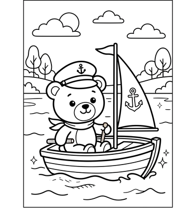 Little Bear Captain on the Lake
